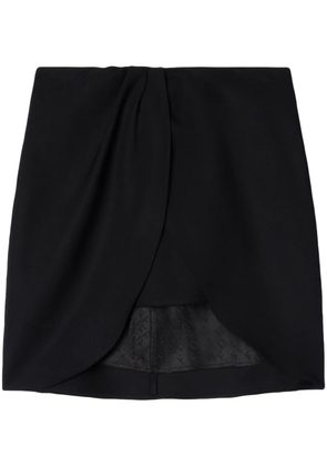 Off-White Wo Twist wool miniskirt - Black
