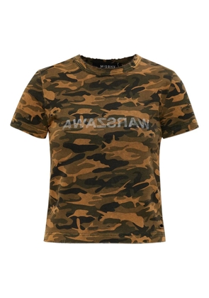 MISBHV camouflage-print T-Shirt - Brown