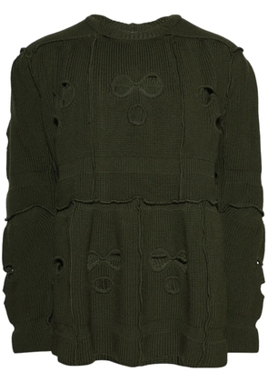 VETEMENTS Balaclava jumper - Green