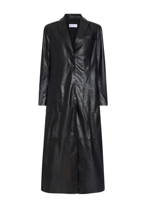 NELLS NELSON Delphine leather coat - Black