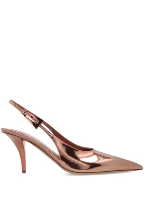 Paris Texas 75mm Jessica slingback pointed-toe pumps - Pink
