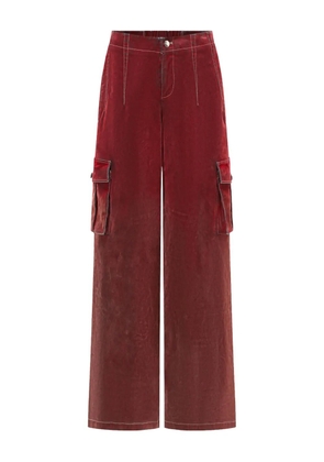 OUDE WAAG cargo pants - Red