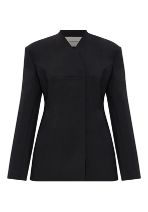 ENTIRE STUDIOS button-fastening double-breasted coat - Black