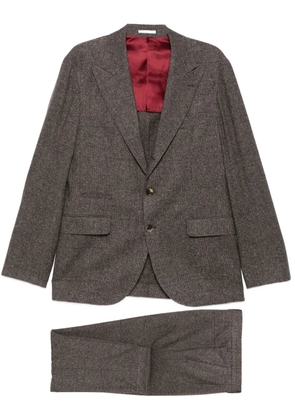 Brunello Cucinelli pocket two-button Suit - Brown