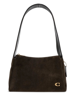 Coach Lola logo-plaque shoulder bag - Brown