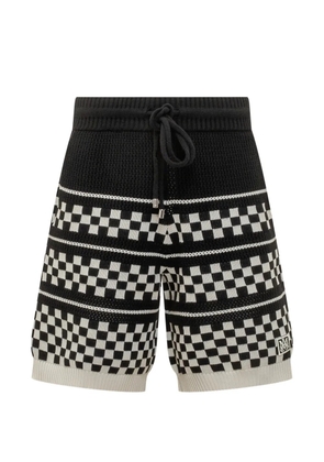AMIRI checkered shorts - Black
