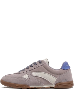 Bimba y Lola split leather indoor sneakers - Pink