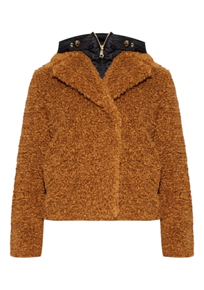 Moncler Barbot hooded-neck jacket - Brown