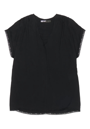 Bimba y Lola v-neck blouse - Black