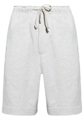 Y-3 logo-print shorts - Grey