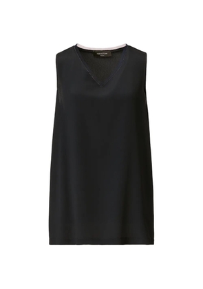Fabiana Filippi V-neck sleveless top - Black