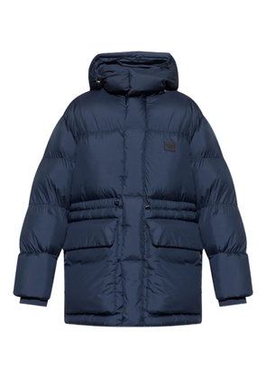 Emporio Armani hooded puffer jacket - Blue