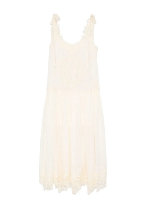 ZIMMERMANN lace-trimmed slip dress - Neutrals
