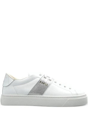Furla leather sneakers - White