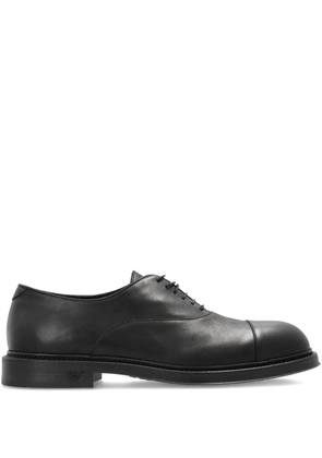 Emporio Armani cap-toe Oxford shoes - Black