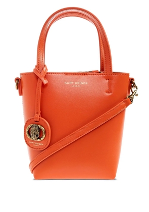 Kurt Geiger London Chelsea embellished tote bag - Orange
