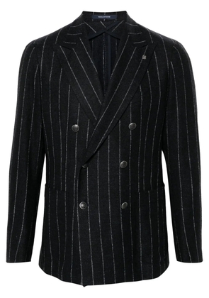 Tagliatore pinstripe-pattern blazer - Blue