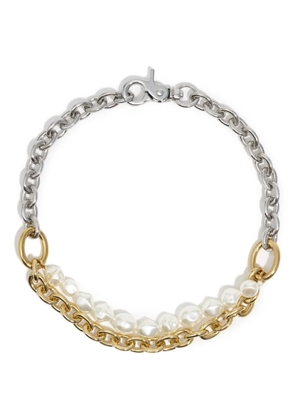 Bimba y Lola two-tone chain necklace - Gold