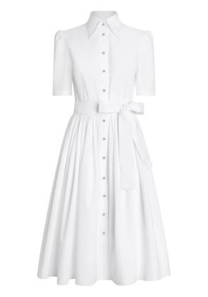 Dolce & Gabbana poplin shirt dress - White