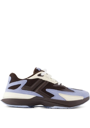 Lanvin JLA mesh-panel suede sneakers - Brown