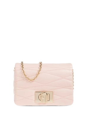 Furla mini 1927 quilted chain-strap cross body bag - Pink