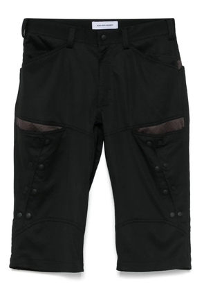 Kiko Kostadinov Inex Snap shorts - Black