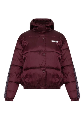 Ea7 Emporio Armani hooded logo jacket - Red