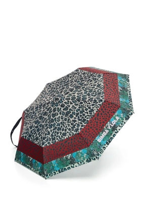 Bimba y Lola leopard-print panel umbrella - Pink