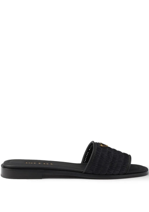 Prada leather slides - Black