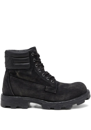 Diesel D-Hammer faded lace-up boots - Black