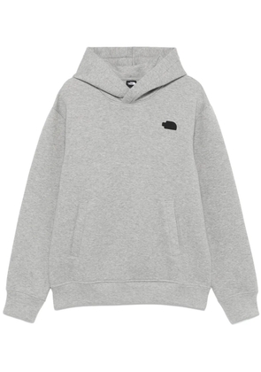 The North Face rubberised-logo hoodie - Grey