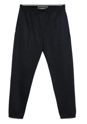 Emporio Armani twill-weave trousers - Blue