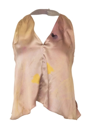 YANGKEHAN silk top - Neutrals