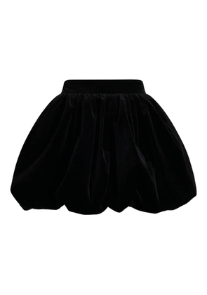 Patou Bubble velvet skirt - Black