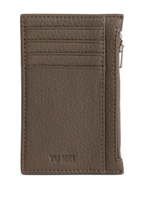 Yu Mei Frank zip-fastening wallet - Brown
