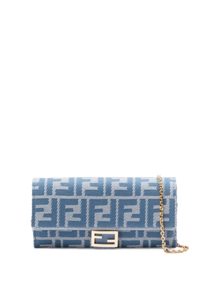 FENDI Baguette continental wallet - Blue