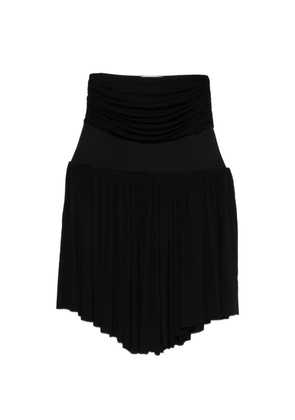 Gimaguas Carine ruched asymmetric skirt - Black