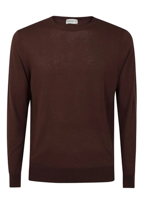 Ballantyne fine-knit jumper - Brown