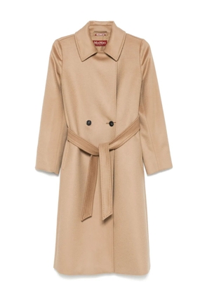 Max Mara virgin-wool trench coat - Neutrals