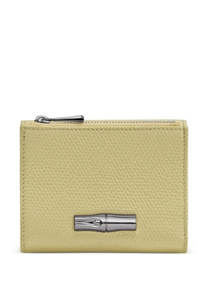 Longchamp Le Roseau compact wallet - Neutrals