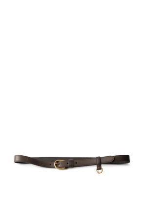 Prada buckle-detail leather belt - Brown