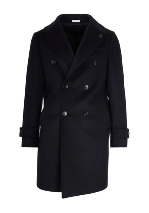 BRERAS MILANO double-breasted wool coat - Black