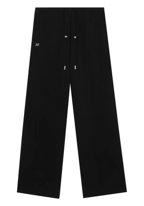 tout a coup logo-embroidered cotton-blend track pants - Black