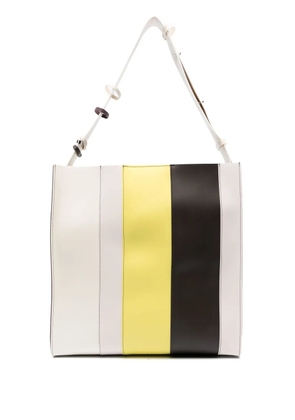 Sunnei Gomma 9 striped shoulder bag - Neutrals