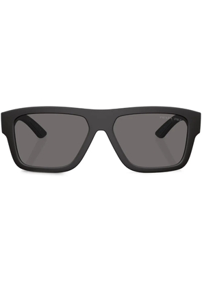 Prada Linea Rossa printed square-frame sunglasses - Black