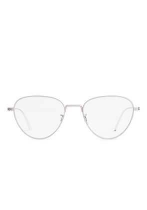 KHAITE x Oliver Peoples 1991RX oval-frame glasses - Silver