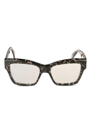 Kador Charm geometric-frame sunglasses - Black