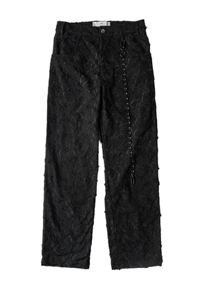 Song For The Mute textured trousers - Black