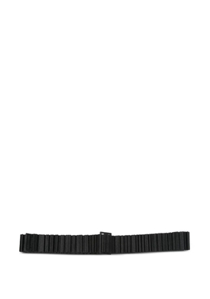 Pleats Please Issey Miyake pleated buckle belt - Black