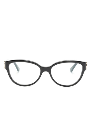 Cartier Eyewear Duplo C cat-eye glasses - Black